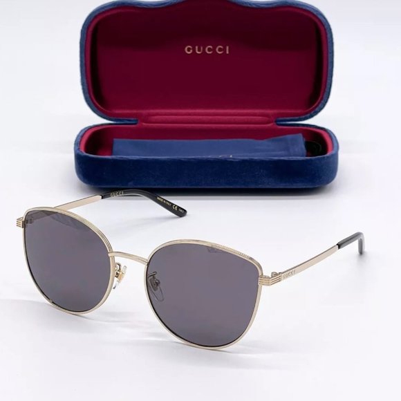 Sale! New Gucci Women's 58mm Gold and Grey Sunglasses! - Picture 2 of 7